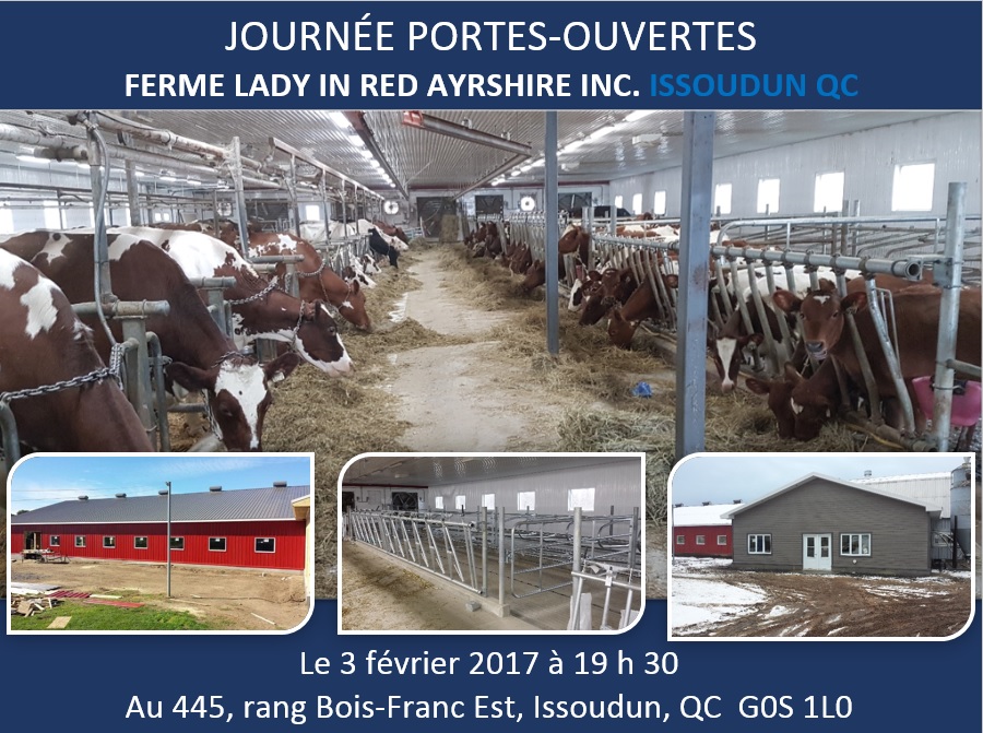 Journée portes ouvertes – Ferme Lady in Red Ayrshire inc.