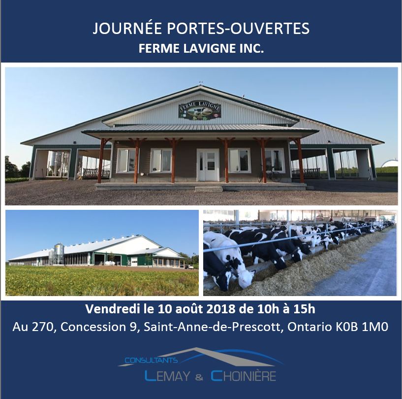 Journée portes ouvertes – Ferme Lavigne inc.